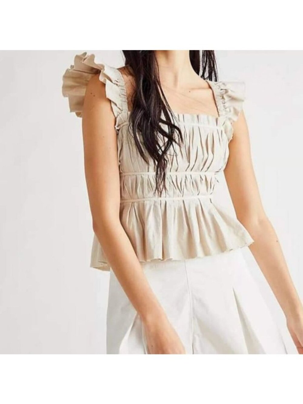 Free People Claude Corset Top XS Boho Feminine Summer Vacation Festival Travel